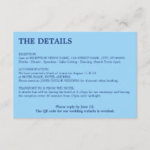 Information om CornblommBlue QR Bröllop
