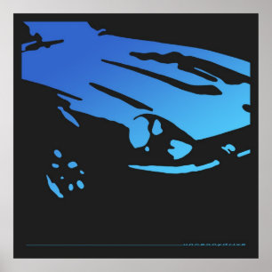 Information om Datsun 240Z - blå poster