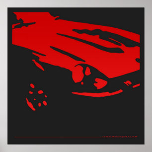 Information om Datsun 240Z - röd poster