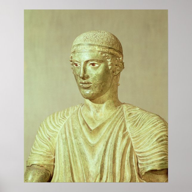 Information om Delphi Charioteer, c.470 BC Poster (Framsidan)