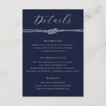 Information om den blå Eleganten Bröllop i Nautica