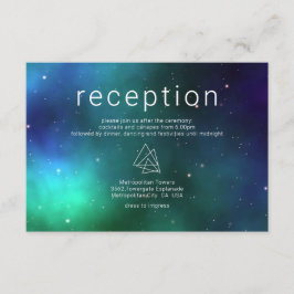 Information om den blå Grönten Celestial Galaxy Mo Tilläggskort