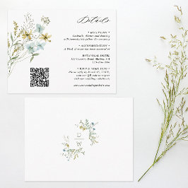 Information om den känsliga Wildblommoderna Boho B Tilläggskort
