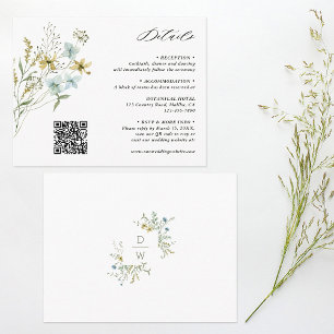 Information om den känsliga Wildblommoderna Boho B Tilläggskort