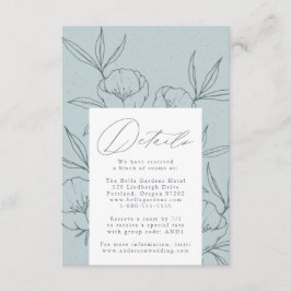 Information om den moderna botaniska Blommigten Bl Tilläggskort