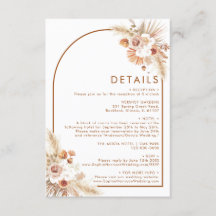 Information om Desert Arch Boho Pampas Grass Terra