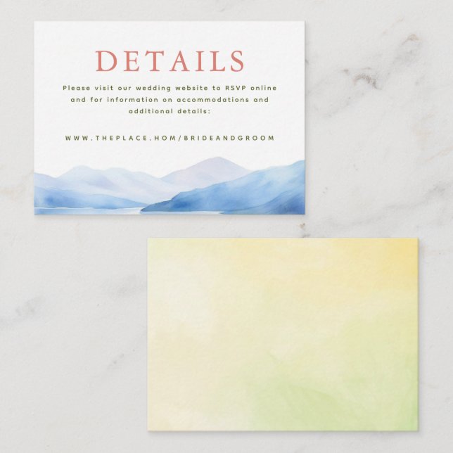 Information om det lilla djurutrymmeskortet i berg tilläggskort (Fram/baksida)