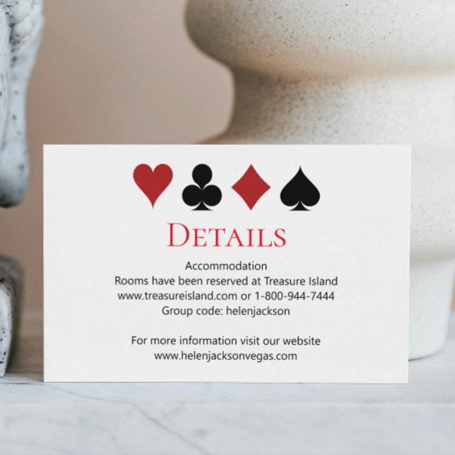 Information om det moderna Las Vegas Casino Card K Tilläggskort (Skapare uppladdad)
