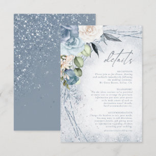 Information om Dusty Blue ID889 för blommigt Spark Tilläggskort