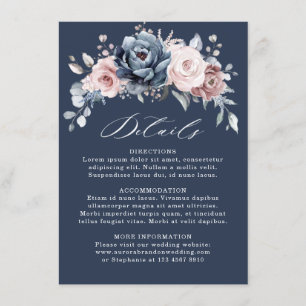 Information om Dusty Blue Mauve Ro Rosa Slate Bröl Tilläggskort