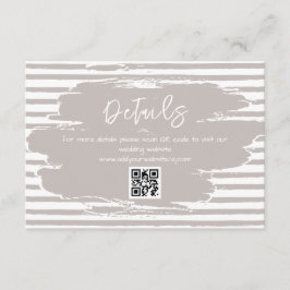 Information om Earth Färg Bröllop Tilläggskort