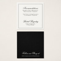 Information om elegant Black and White Bröllop