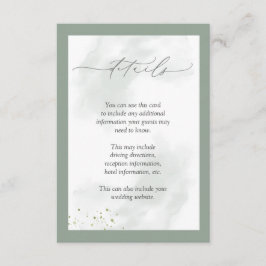 Information om elegant Botanical Grey Blommigt Brö Tilläggskort