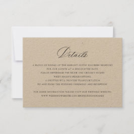 Information om elegant Calligraphy Script Bröllop Inbjudningar