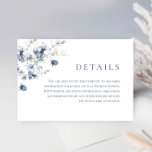 Information om elegant Dusty Blue Winter Foliage B Tilläggskort<br><div class="desc">Specifikationskort för elegant Dusty Blue Winter Foliage Bröllop. Om du vill anpassa klickar du på länken "anpassa ytterligare" och användor verktyg som designen är utformad för att redigera mallen. Kontakta mig om du behöver hjälp eller matchande artiklar.</div>