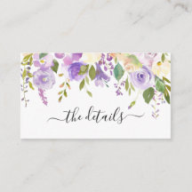 Information om elegant Dusty Lila Violet Blommigt 