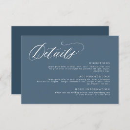 Information om elegant - enkel, minimalistisk, mod tilläggskort