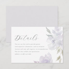 Information om elegant Lila Blommigt Quinceanera G OSA Kort