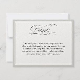 Information om elegant Skript blommar ut i Bröllop