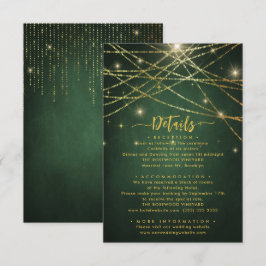 Information om elegant Sparkling String Ljus Bröll Tilläggskort