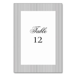Information om eleganten Formell Classic Bröllop Bordsnummer
