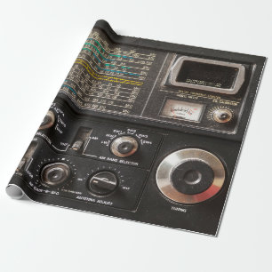 Information om en gammal radiomottagare presentpapper