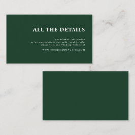 Information om enkel Grönt av skogsavverkning för Tilläggskort