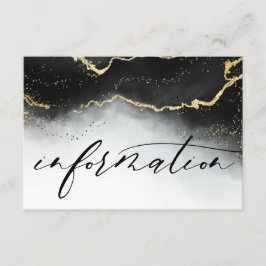 Information om Etheral Mist Ombre Black Bröllop Tilläggskort