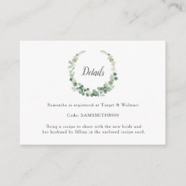 Information om Eucalyptus Greenery Wandey Möhippa Tilläggskort