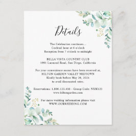 Information om Eukalyptus Greenery Guest Tilläggskort