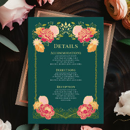 Information om Fantasy Enchanted Blommigt Garden W Tilläggskort