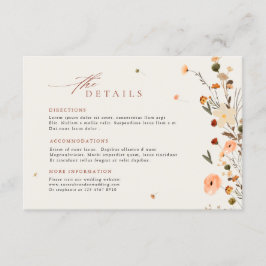 Information om färgämnet Vår Wildblomme Meadow Brö Tilläggskort