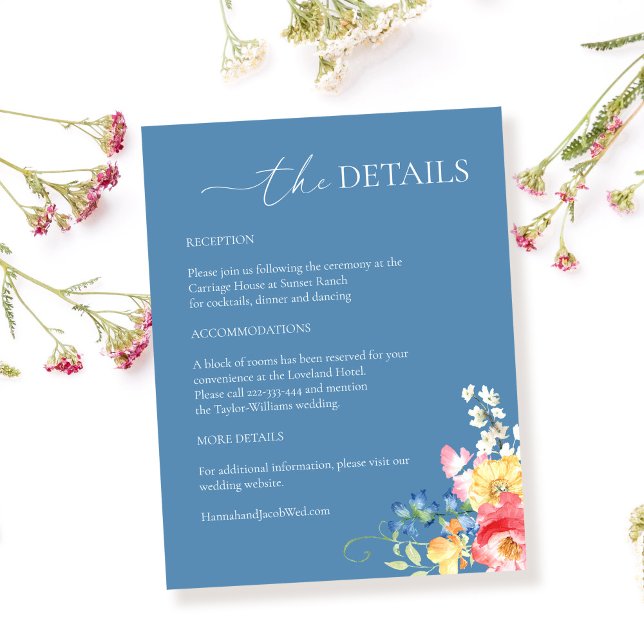 Information om färgämnet Wildblommy Dusty Blue Brö Tilläggskort (Skapare uppladdad)