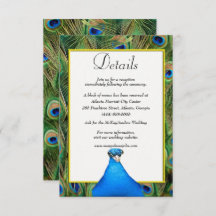 Information om färglöst Peacock Bröllop