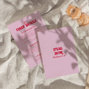 Information om fet, färglös Retro-Funky Modern Brö Tilläggskort