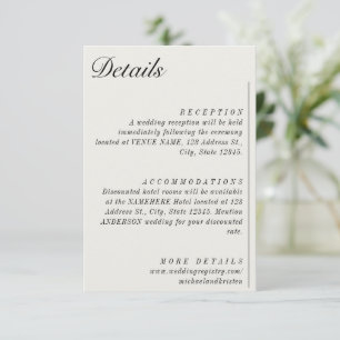 Information om gamla pengar, minimalistisk Ecru Wh Tilläggskort