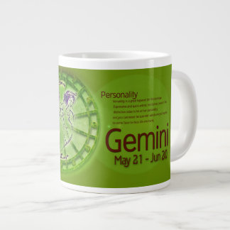 Information om Gemini Symbol Horoscope Jumbo Mugg