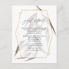 Information om Geometric Greenery Guest Tilläggskort