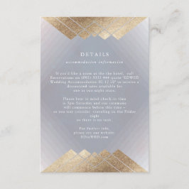 Information om Geometric Vintage Grått Gold Foil B Tilläggskort