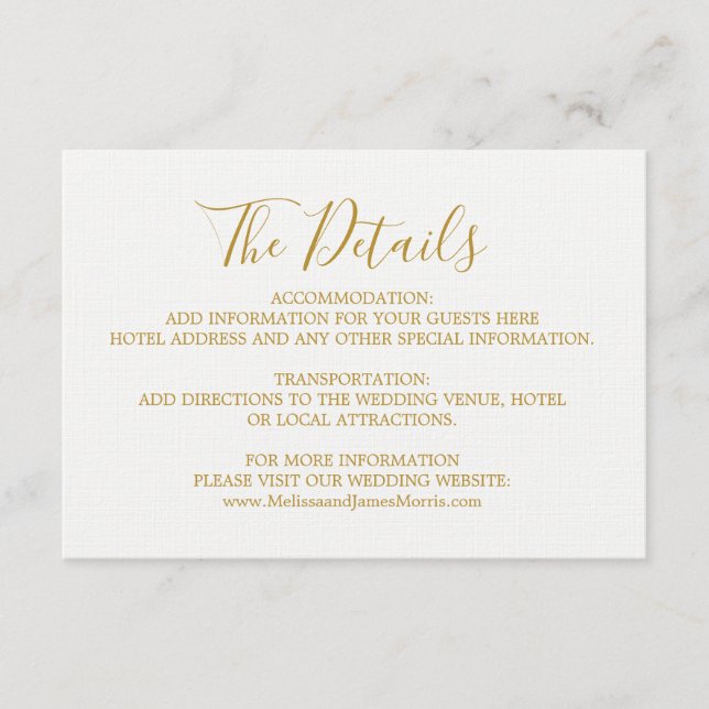 Information om Globetrotter Glam Bröllop Tilläggskort (Framsida)