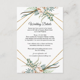 Information om Greenery Eucalyptus Cotton Glitter Tilläggskort