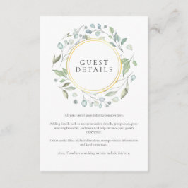 Information om Greenery Laurel Garland Guest Tilläggskort