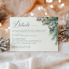 Information om Greenery Winter Berries & Gräs Wate Tilläggskort