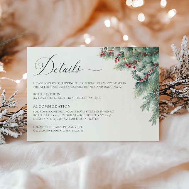 Information om Greenery Winter Berries & Gräs Wate Tilläggskort (Skapare uppladdad)