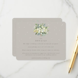 Information om Greige Snowberry+Eucalyptus Winter Tilläggskort