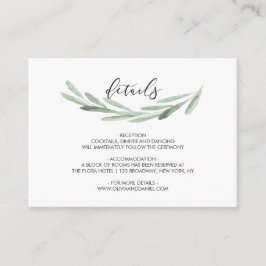 Information om grönt Olive Gren utandning Rustit B Tilläggskort