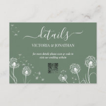 Information om grönten Enkel Bröllop för skuggor