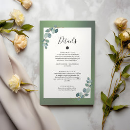 Information om Grönten Eucalyptus Tilläggskort