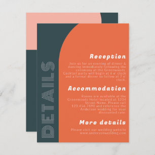 Information om Groovy Arch Retro Bröllop Bright-