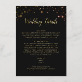 Information om guld-miniatyrdiagram och stjärnor p tilläggskort